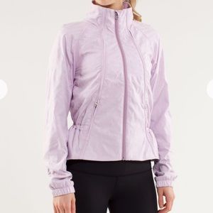 Lululemon Run: Travel to Track Jacket in Rose Quartz